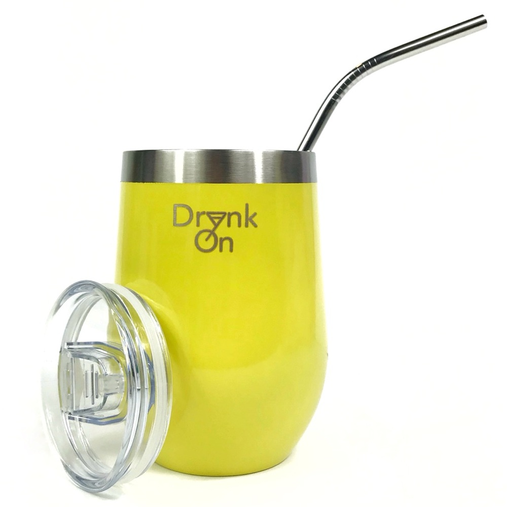 15oz Stainless Steel Wine Tumbler Coffee Tumbler